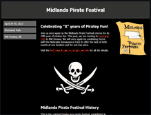 Tablet Screenshot of midlandspiratefest.com